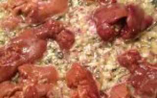 Сколько времени жарить куриную печень на сковороде