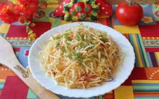 Салат Блондинка. Рецепт с фото с картошкой, курицей