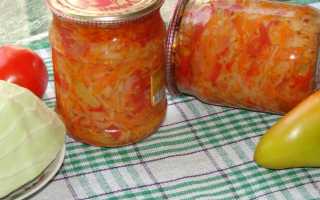 Салаты с капустой и болгарским перцем на зиму — 7 рецептов на любой вкус
